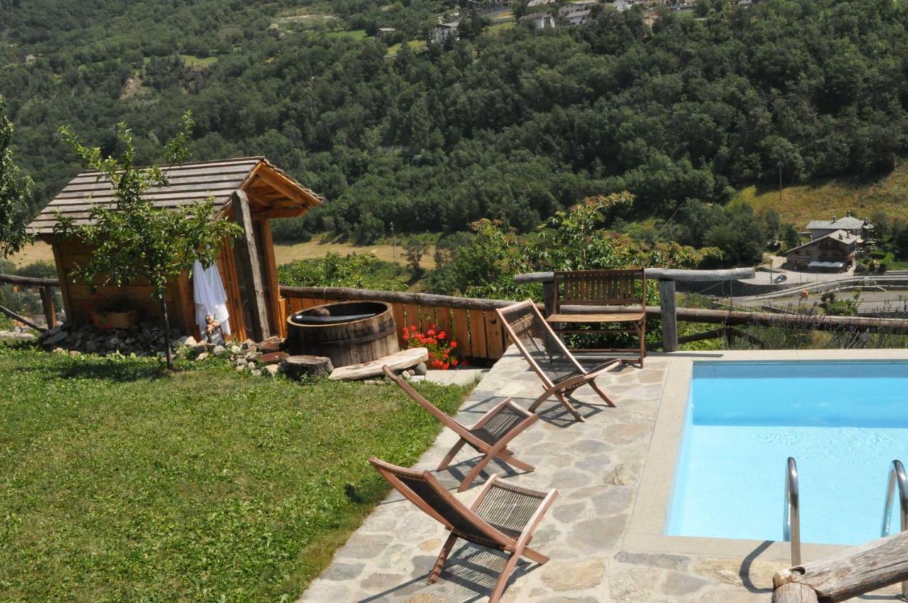 Villa La Fattoria di Roven Gignod Esterno foto